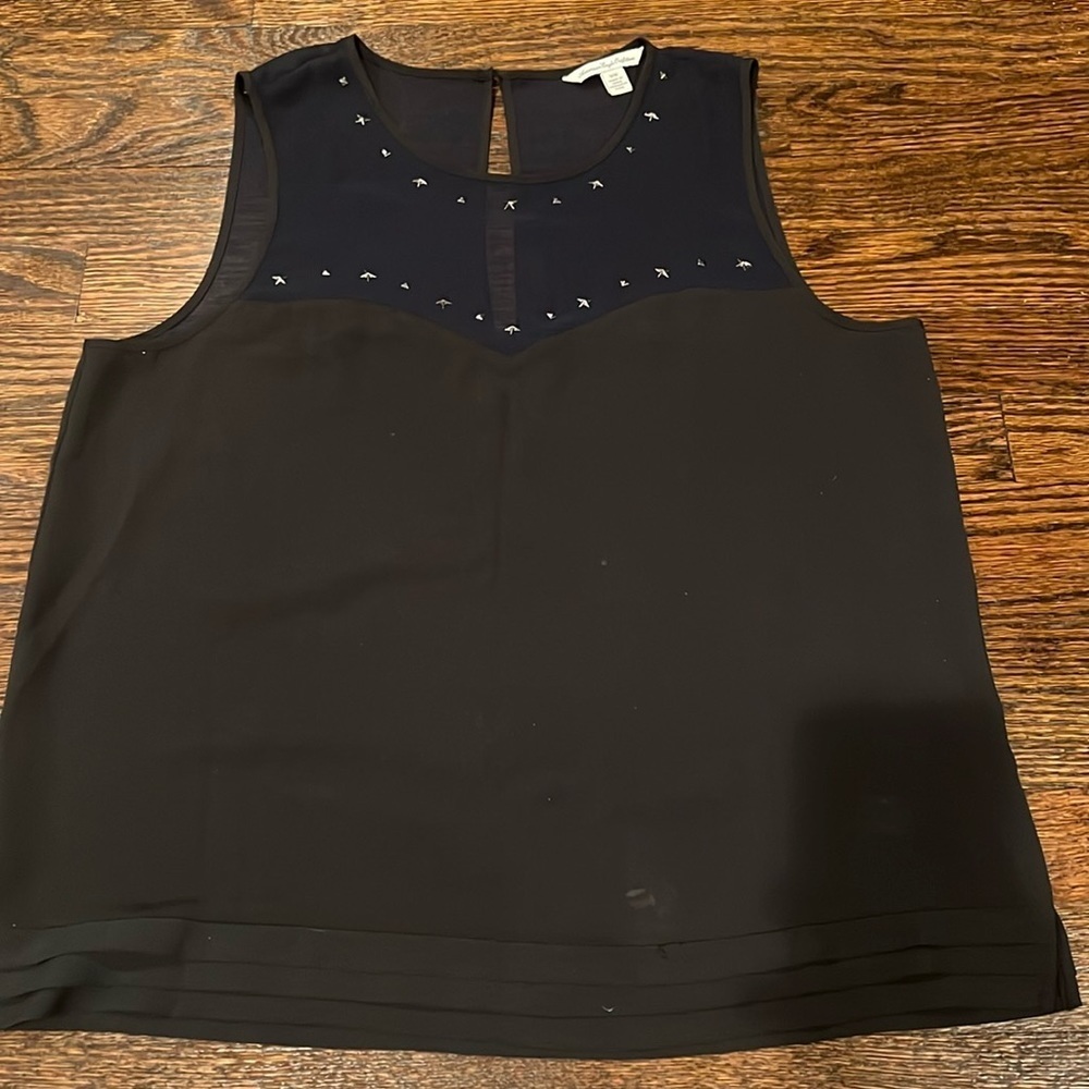 American Eagle Illusion sweetheart neckline blouse Size Medium